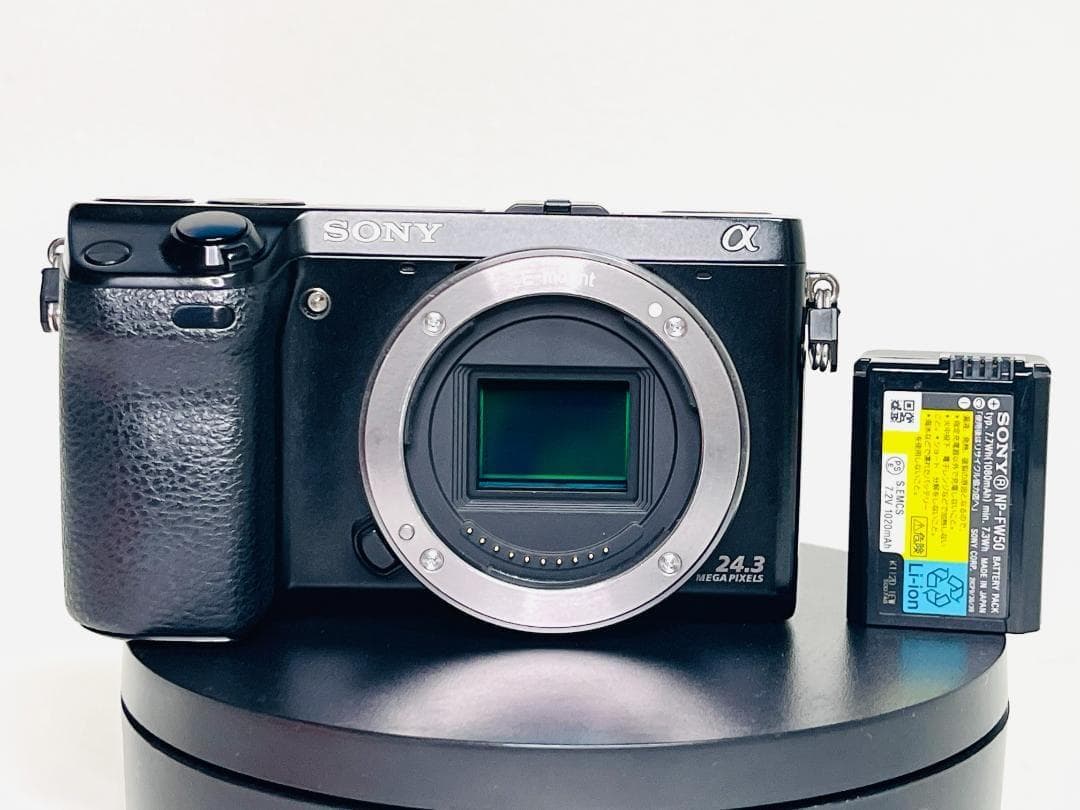 ソニー SONY α NEX-7 ボディ ブラック 完動品 ミラーレス一眼カメラ