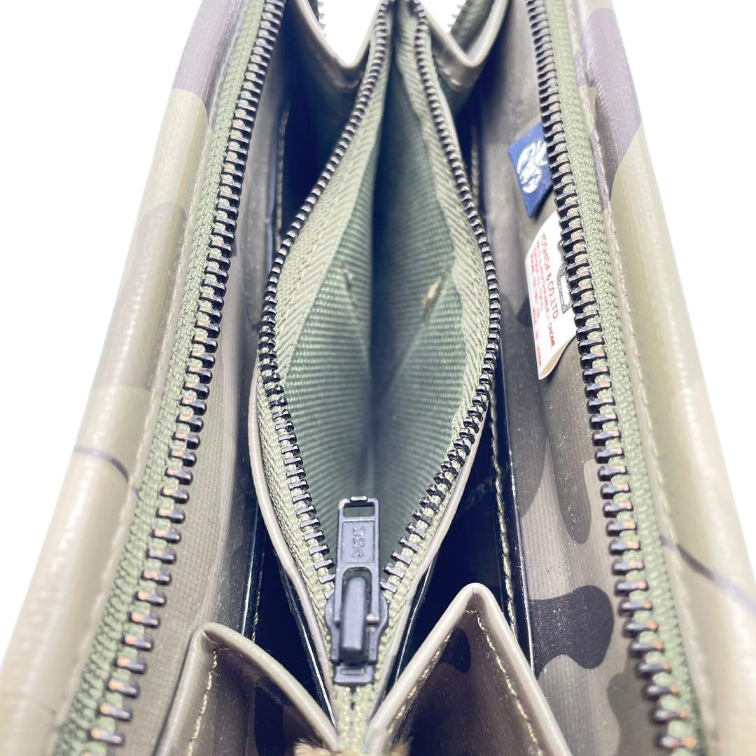 訳あり 極希少 SOPHNET LUGGAGE LABEL カモ柄 財布 コラボ
