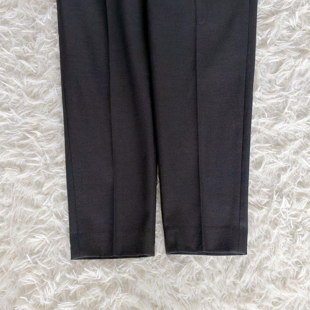 美品✨【グリーンレーベル】ノーカラージャケットパンツ セットアップ 36グレー