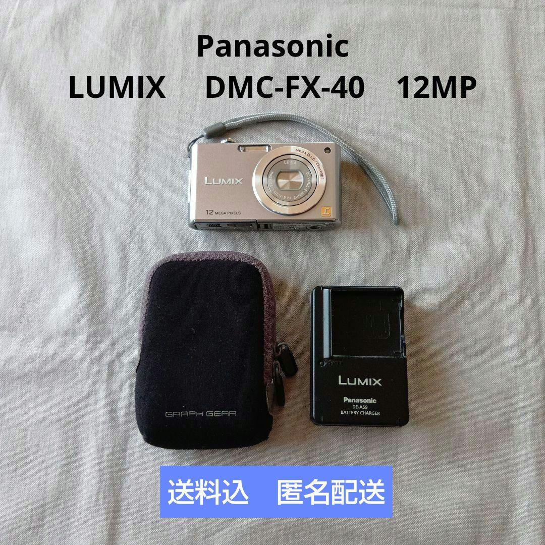 【液晶に黄ばみ有】動作品　パナソニック LUMIX DMC-FX-40　12MP