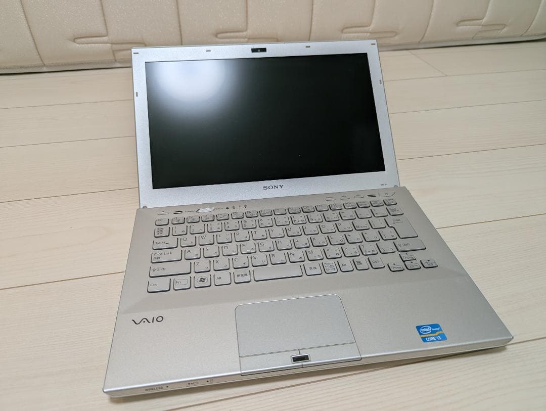 [ジャンク] Sony VAIO シルバー ノートPC VPCSB38FJ