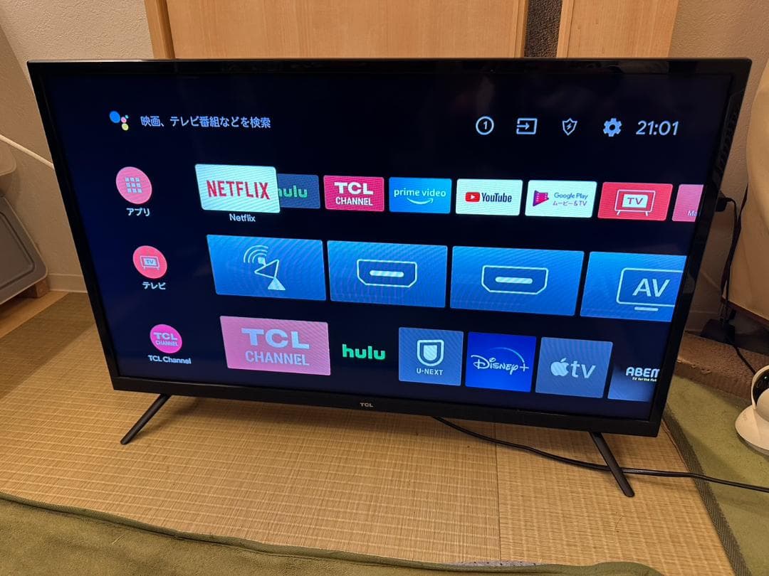 極美品！TCL 32S5200A スマートテレビ　32型　2021年製 映綺麗