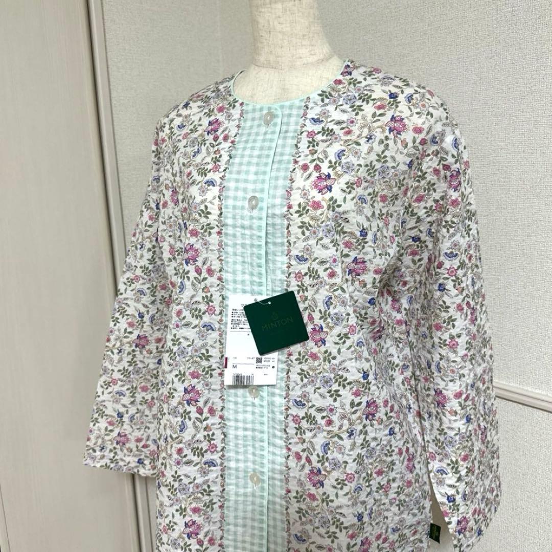 新品未使用タグ付　ワコールミントンパジャマ　サラッと涼しい綿クレープMサイズ