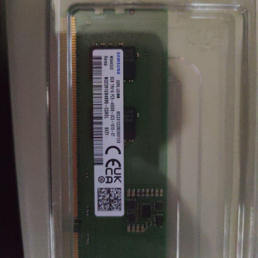 Samsung DDR5 8GB メモリー 2枚組