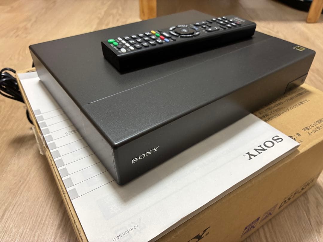 SONY DST-SHV1 地上・BS4K•CS4Kチューナー