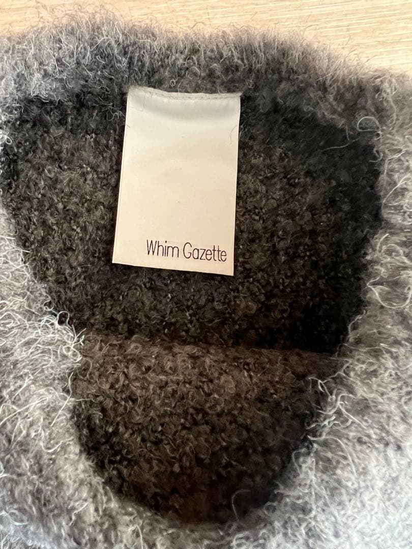 週末お値下げ新品Whim Gazetteミックスヤーンクルーネックニット