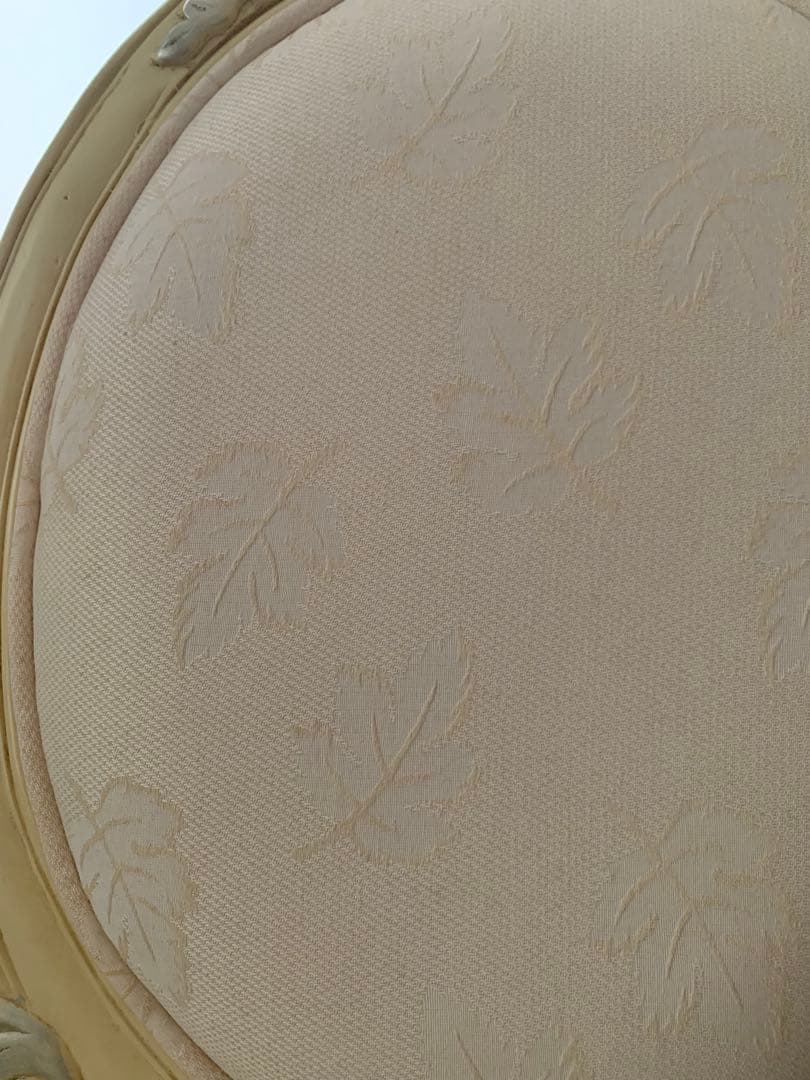 ジェシカマクリントック チェア 椅子 アンティーク ロココ　白　輸入　ホワイト