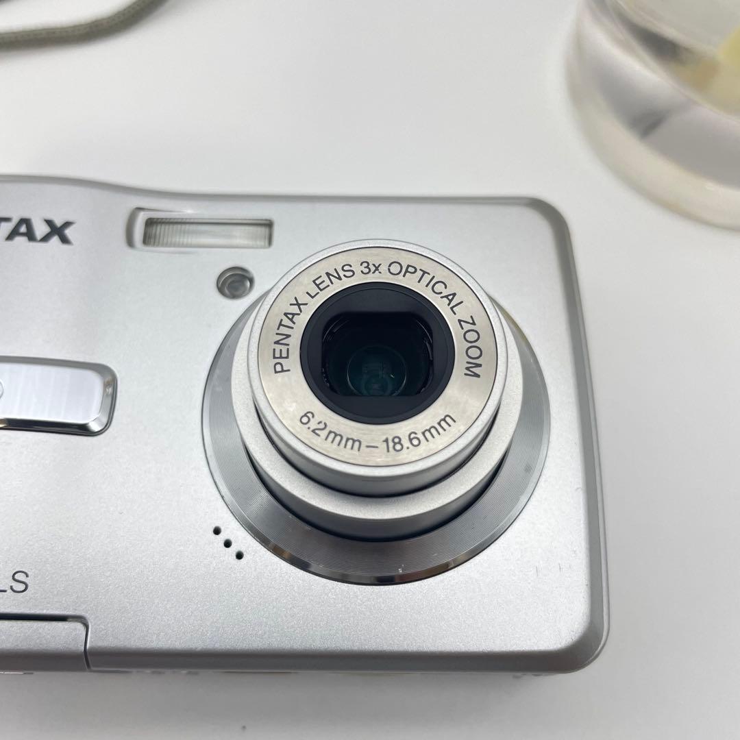 スマホ転送OK✨PENTAX Optio E40✨動作確認済 単三電池 可愛い♪