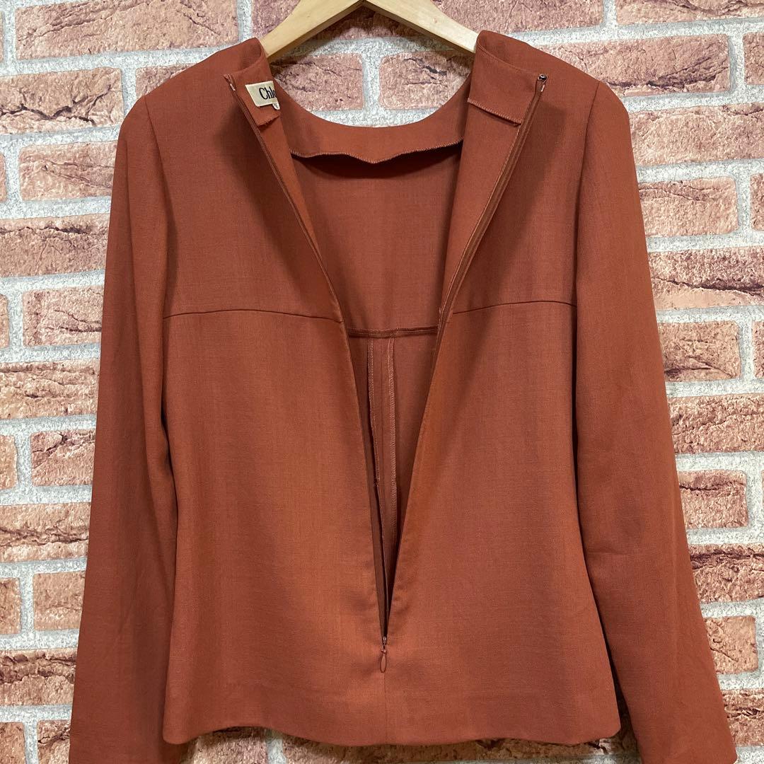 クロエ Chloe トップス ノーカラー 38size ブラウス