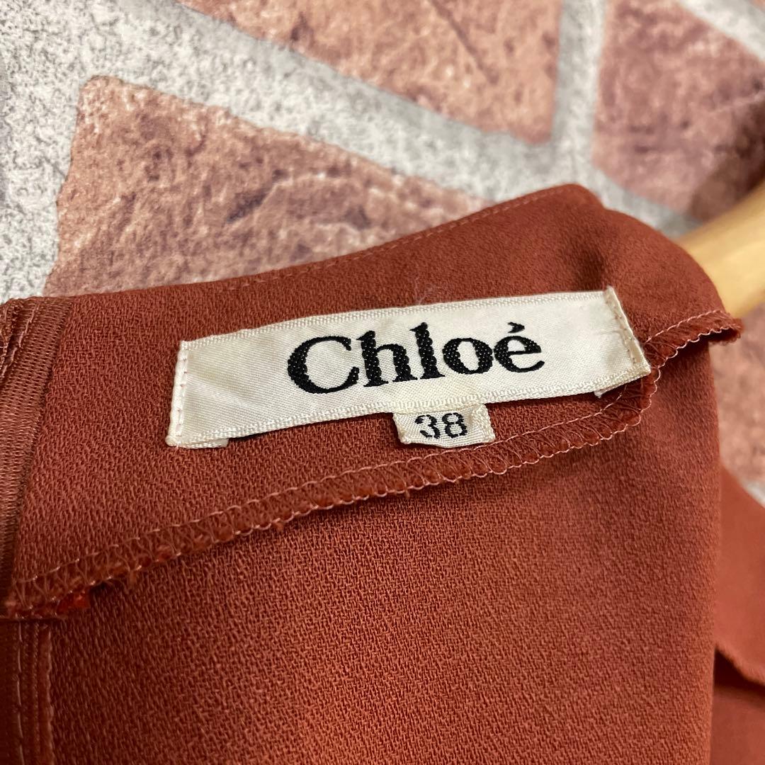 クロエ Chloe トップス ノーカラー 38size ブラウス