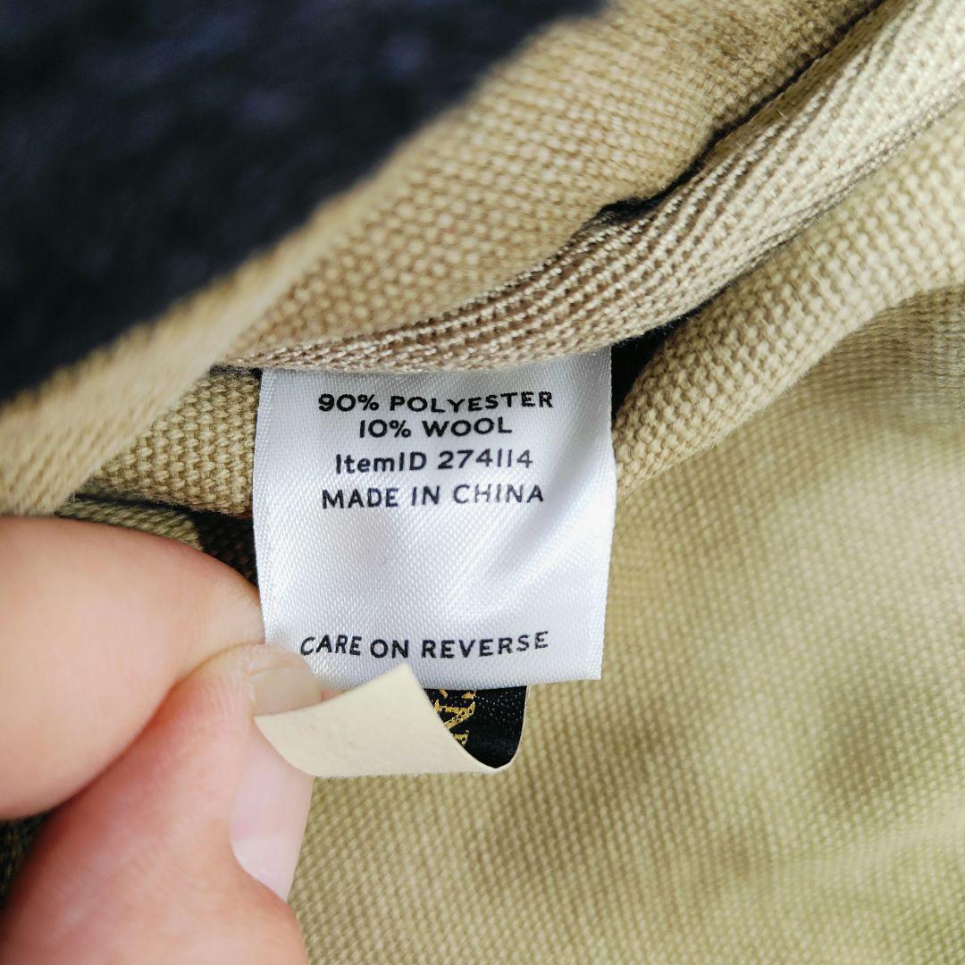 エルエルビーン 90年代ツイードレザー メッセンジャーバッグ　茶　ボーダー