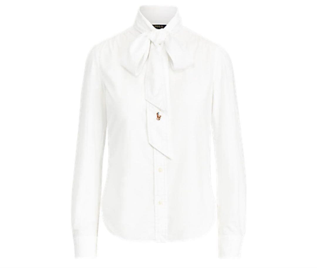 POLO RALPH LAURENレディース リボン ブラウス トップス