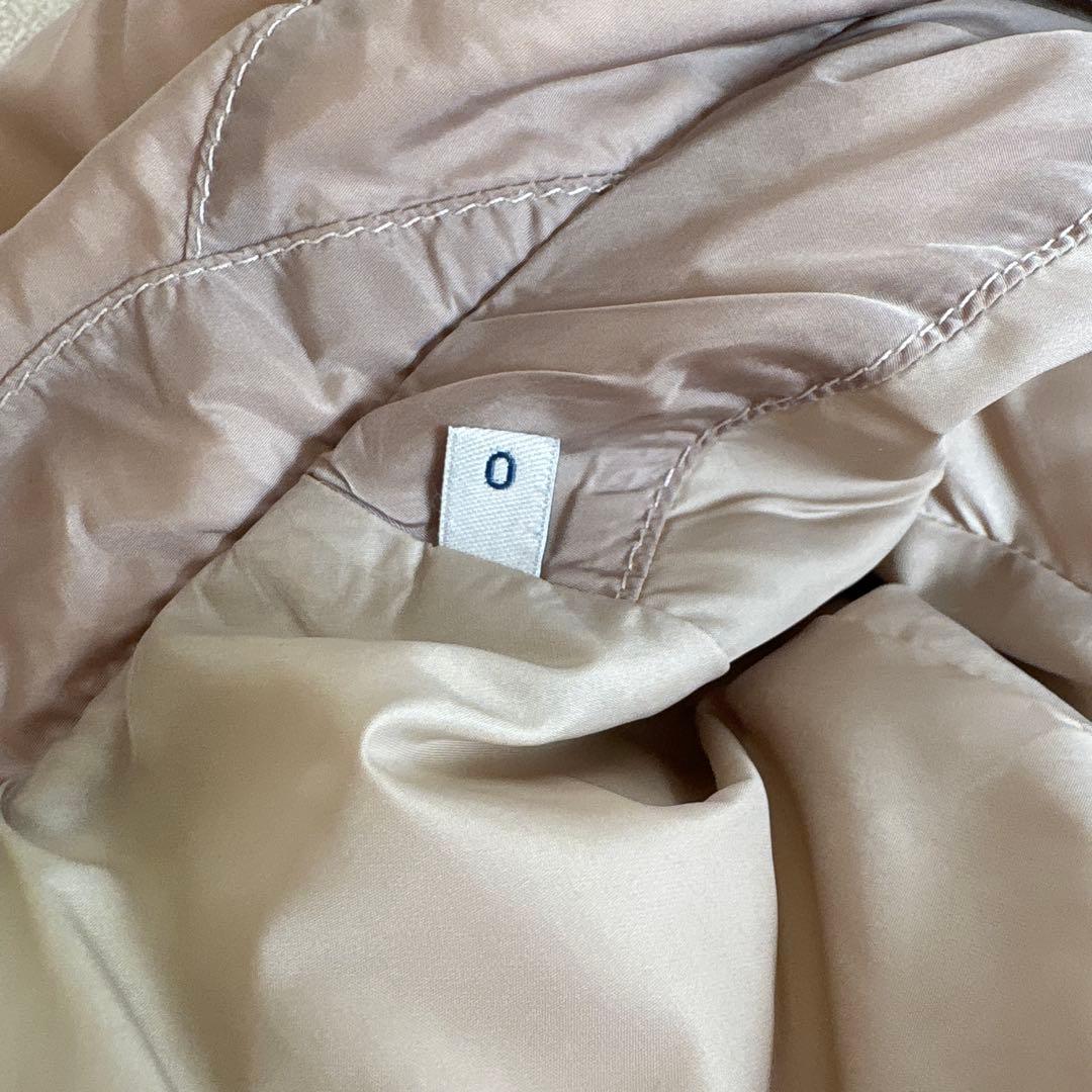 MONCLER ベージュ ダウンジャケット フード付き サイズ0