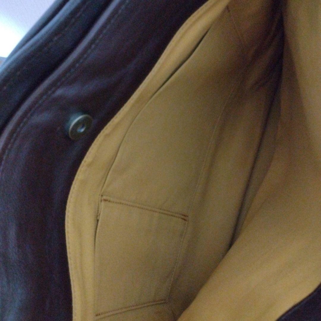 豊岡鞄　ダークブラウン レザー ビジネスバッグ