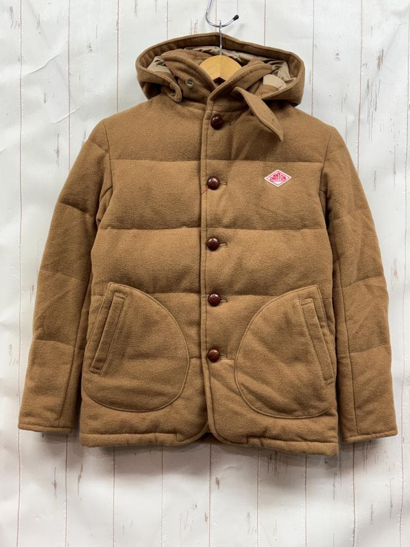 T944：新品 BEAMS×DANTON ウールモッサ ダウンジャケット 34