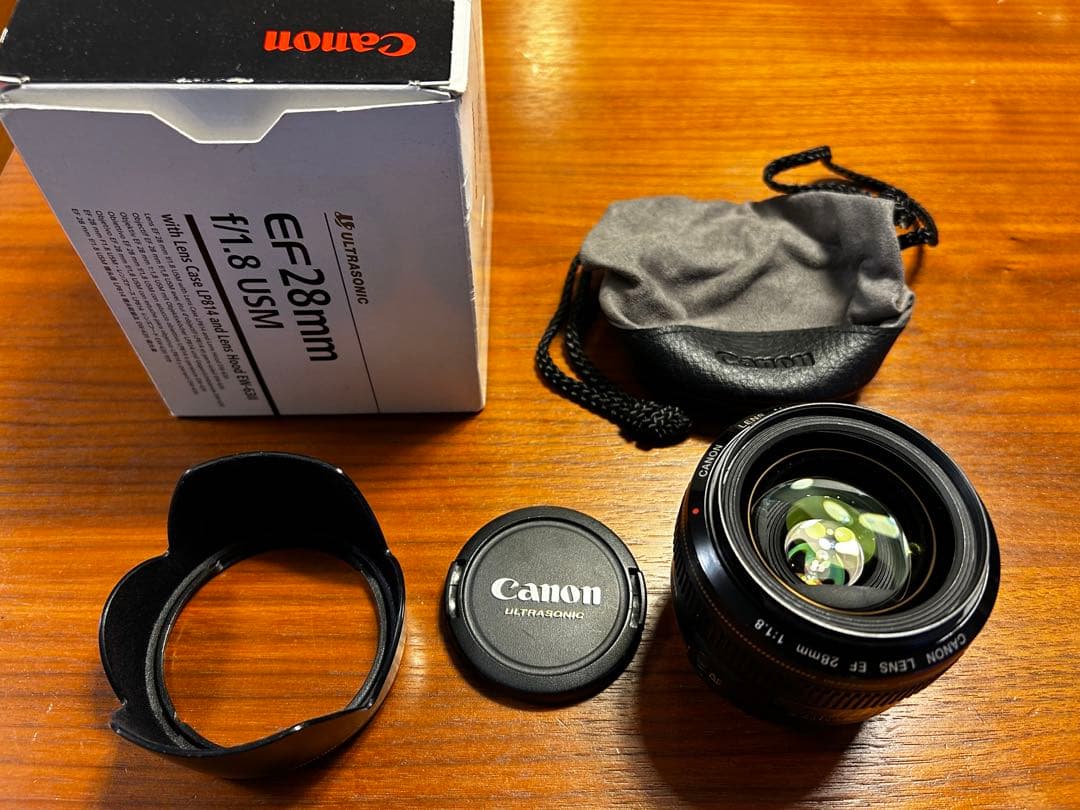 キャノン単焦点レンズCanon EF28mm F1.8 USM