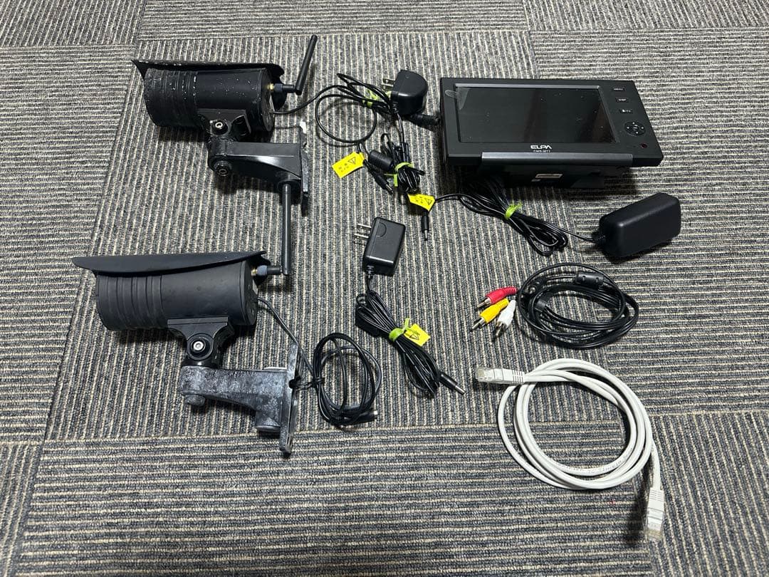 ELPA 防犯カメラセット中古