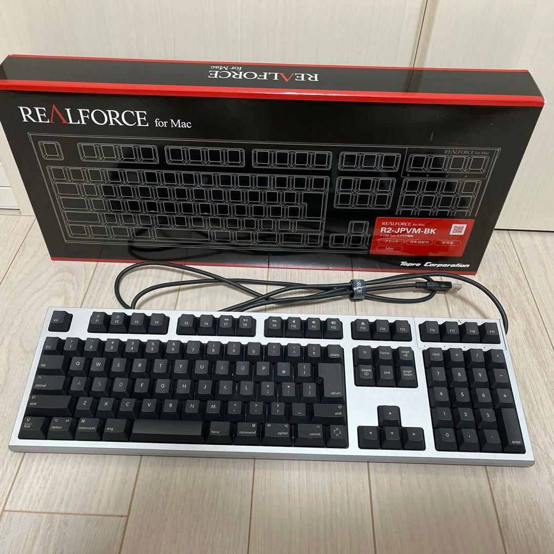 リアルフォース REALFORCE for Mac R2-JPVM-BK 変荷重