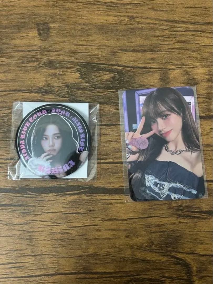 aespa smtown 限定カリナトレカ 缶バッチ