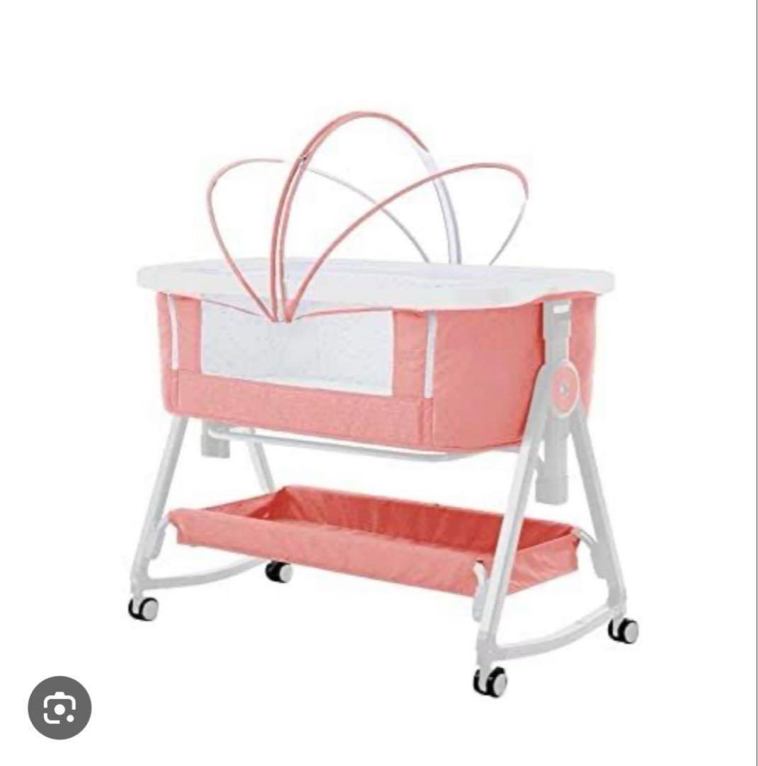 お値下げ‼️hzdmj ベビーベッド ピンク