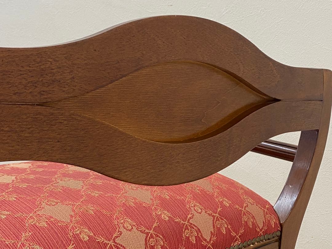 イタリア製 リージェンシー様式 ベンチチェア エントランスチェアスツール イス