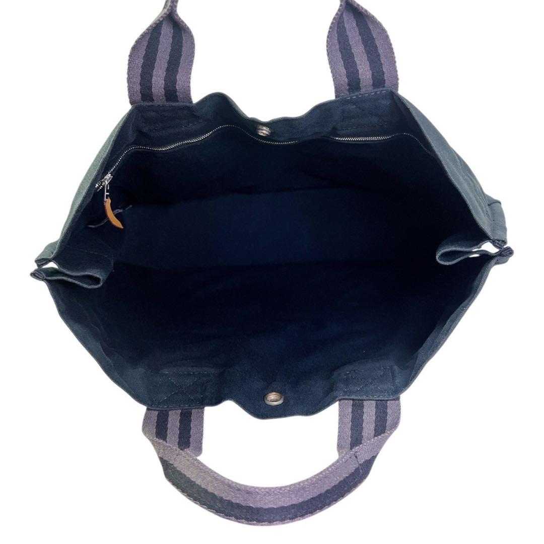 HERMES エルメス フールトゥMM トワル メンズ ハンドバッグ ブラック