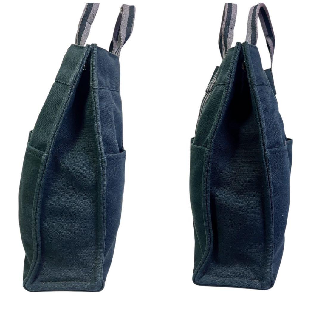 HERMES エルメス フールトゥMM トワル メンズ ハンドバッグ ブラック