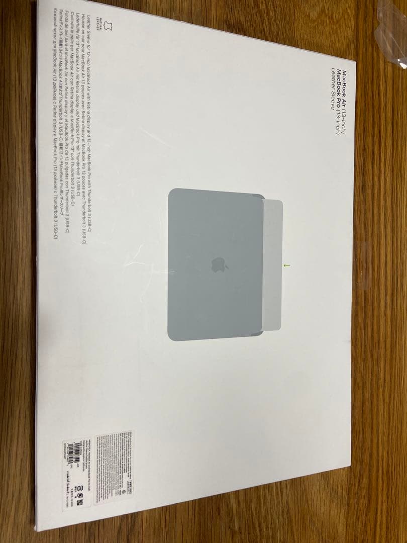 APPLE MRQM2FE/A leather sleeve 新品