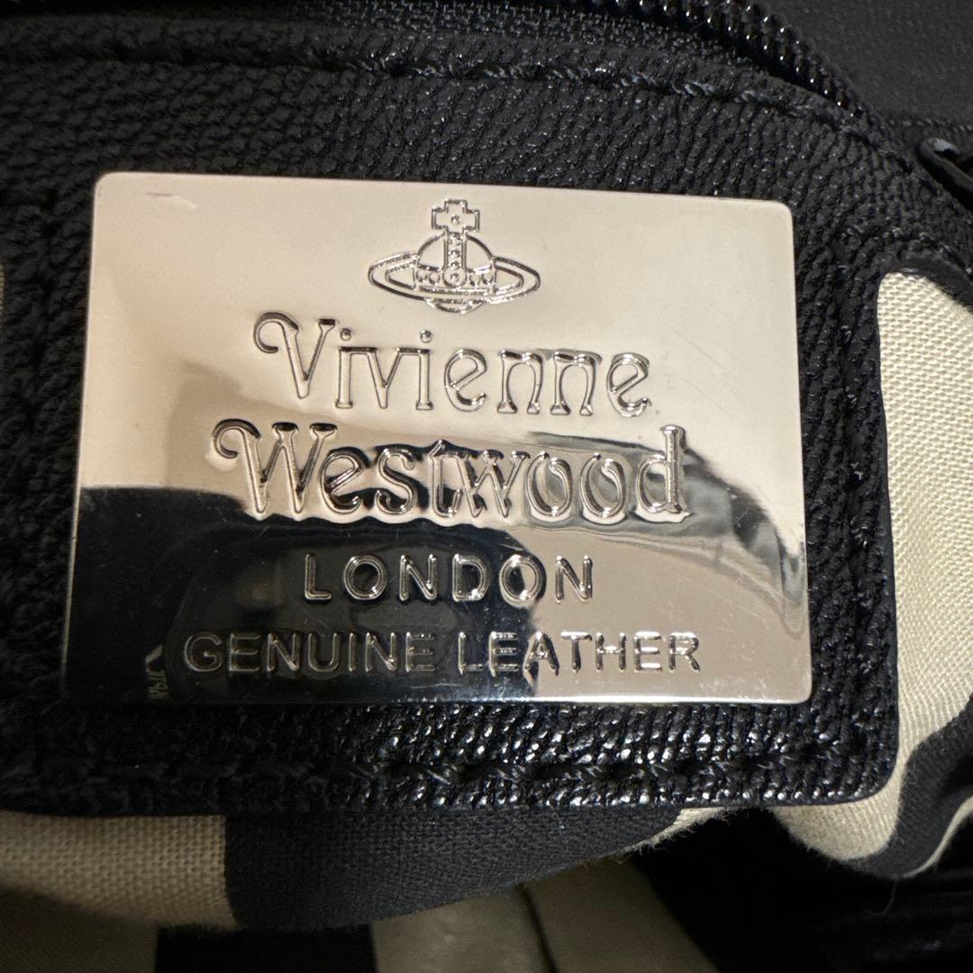 ヴィヴィアンウエストウッド　トートバッグ　レザー　ブラック