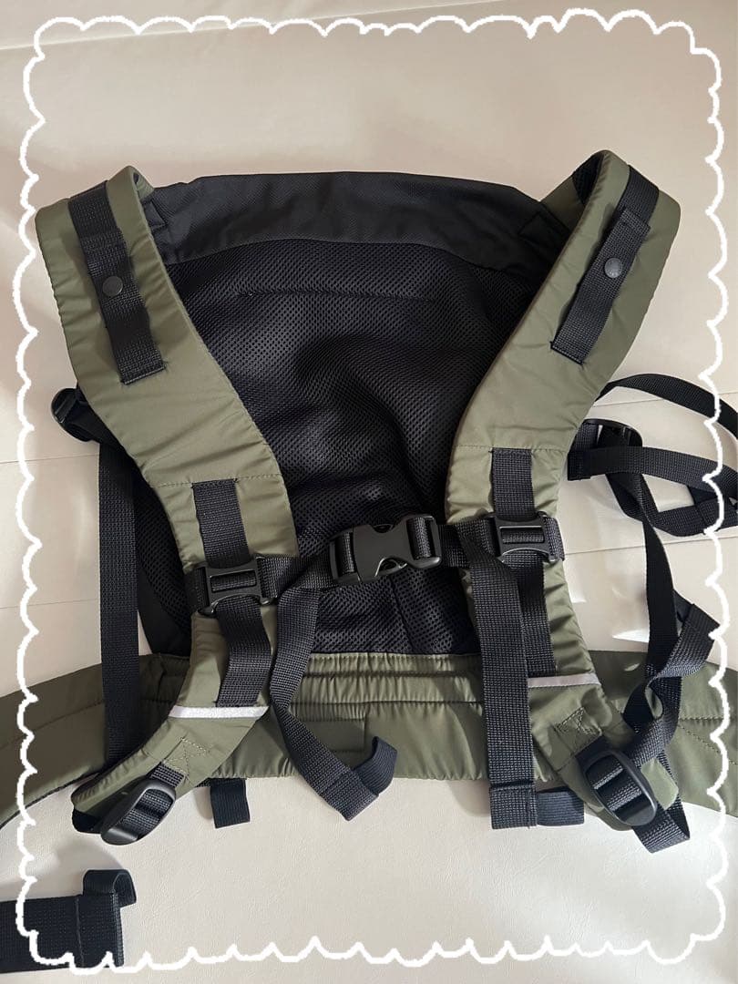 t*u様 美品✨　短時間使用　THE NORTH FACE 抱っこ紐 カーキ　説