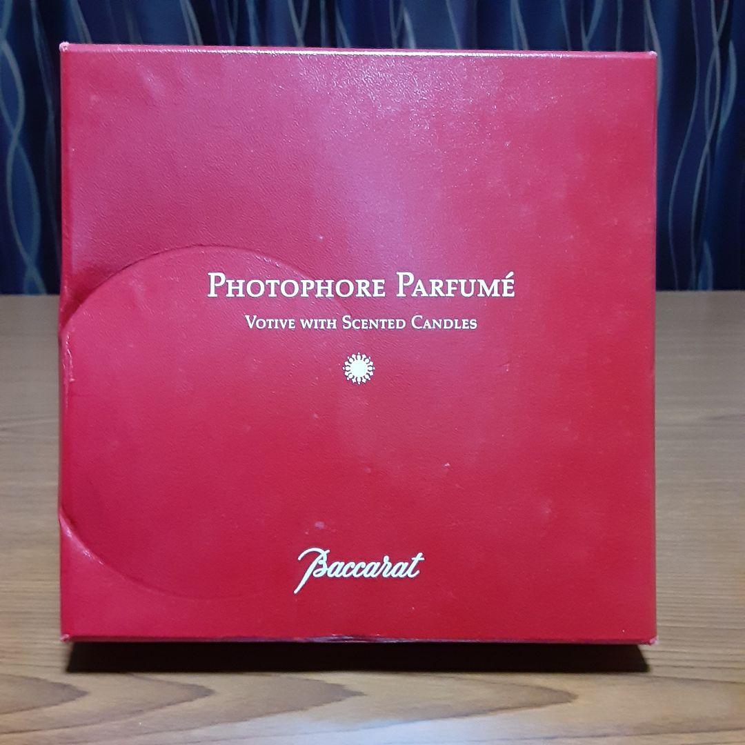 完全未使用品　希少　バカラ　キャンドルホルダー　箱に難ありますが中身は新品です