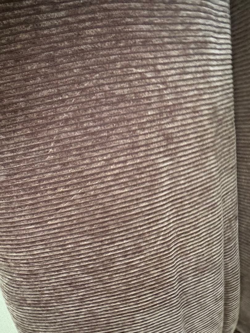 マスターウォール　ブラウン コーデュロイ 2人掛けソファ