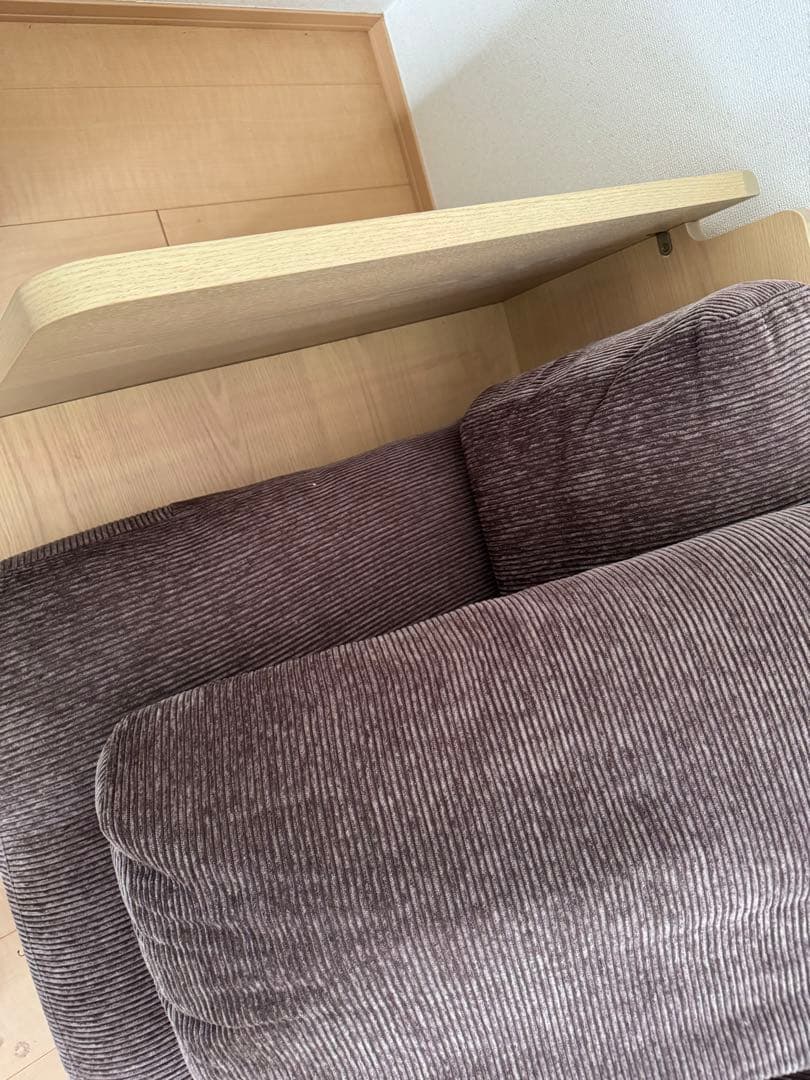 マスターウォール　ブラウン コーデュロイ 2人掛けソファ