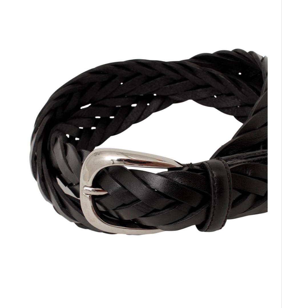 ADRIANO MENEGHETTI 編み込みベルト　アドリアーノ　干場　戸賀