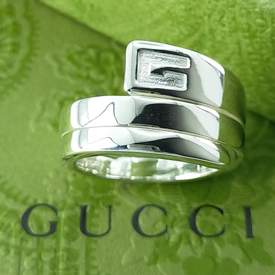 ●SALE●【GUCCI】スパイラル　スネーク　リング　１７号　2085