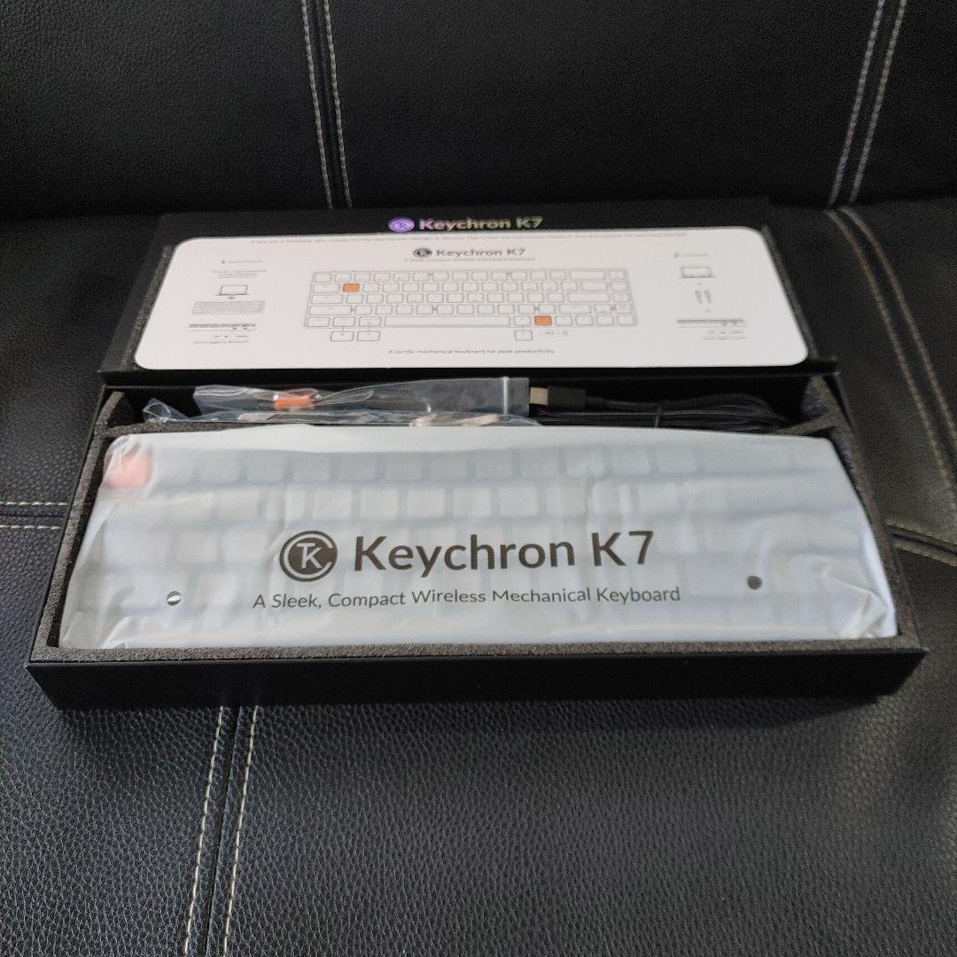 【未使用】Keychron K7 ワイヤレス・メカニカルキーボード