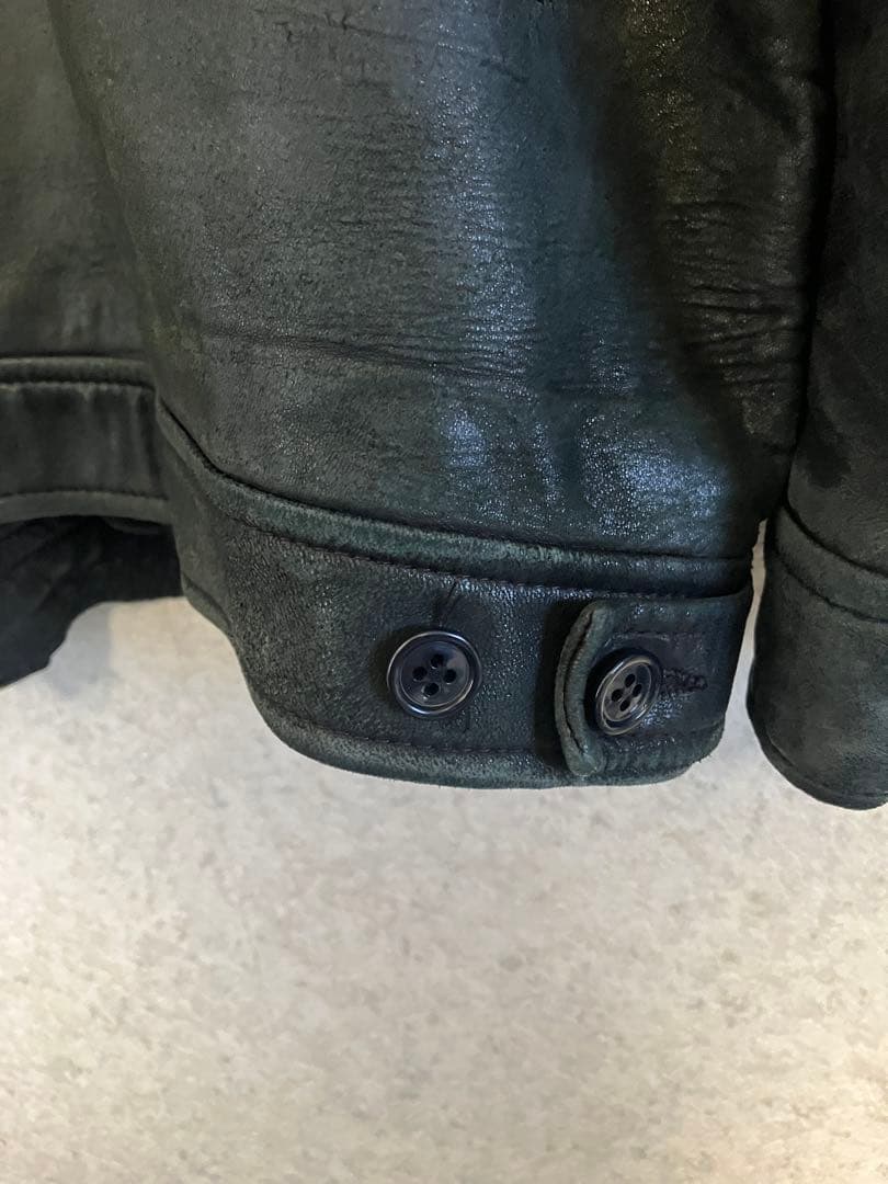 爆*場様 ★Ralph Lauren★leather jacket★Lサイズ相当