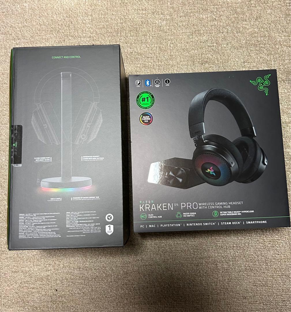 【新品、未開封】Razer Kraken V4 Pro ゲーミングヘッドセット