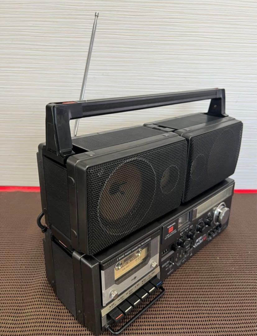 説明書付き希少東芝ボムビート ラジカセ RT-8700S メンテナンス済み動作品
