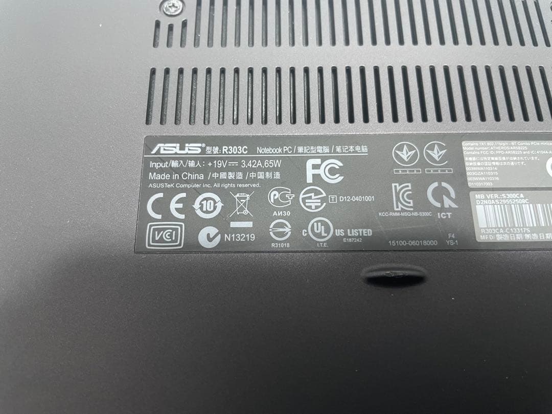 美品【925】ASUS R303C 3世代i5 XP office