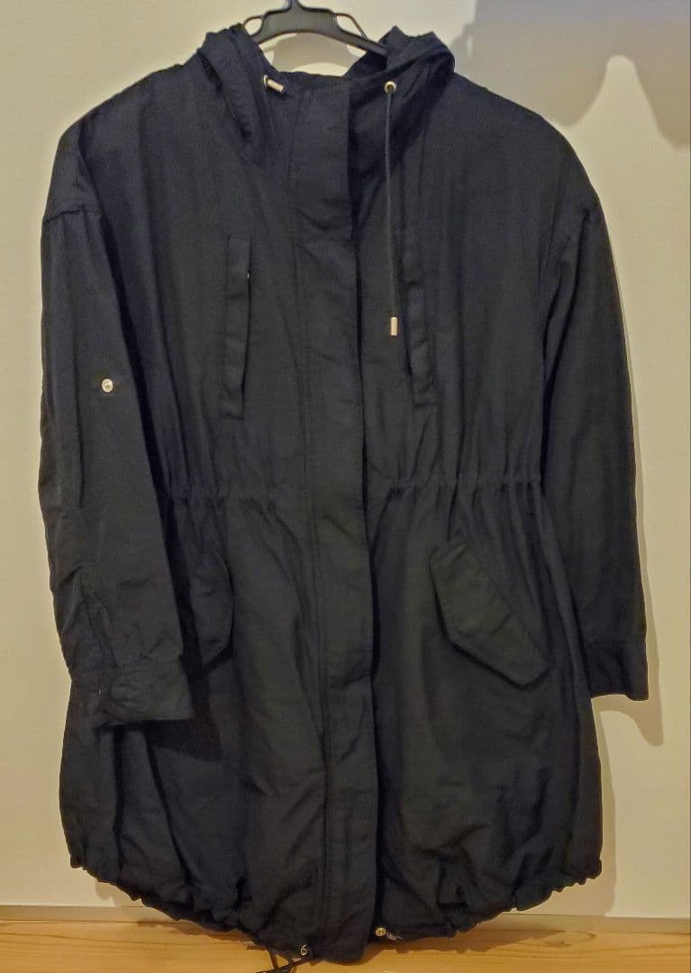 タトラス　定番　モッズコート　ブラック02 M