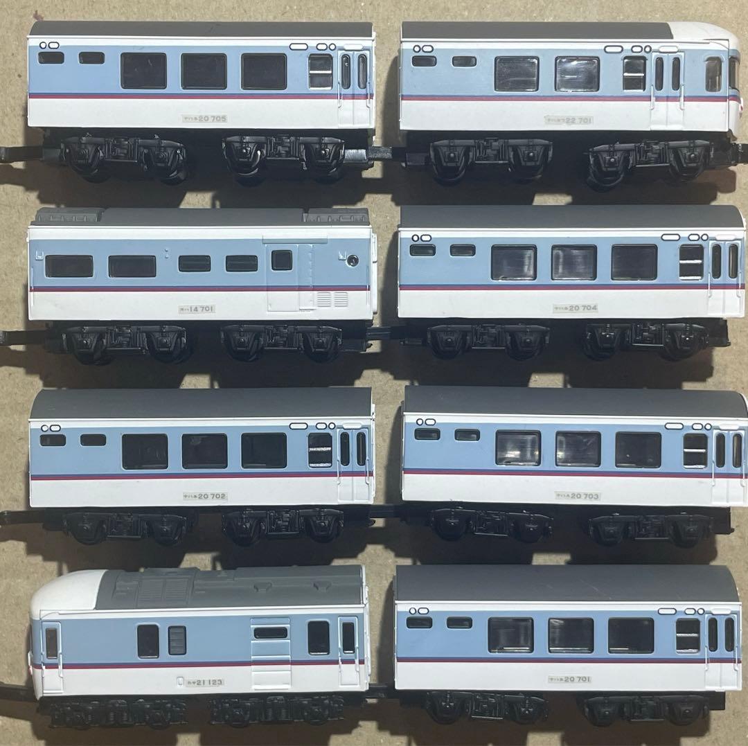 し*は様 ・Bトレ・JR西日本20系ホリデーパル・8両フル編成・組立済