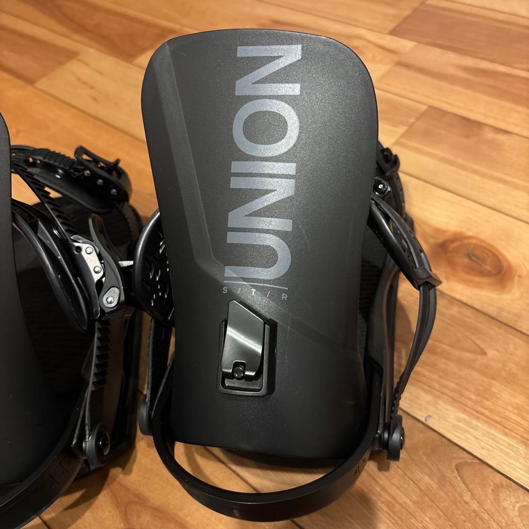 24-25 美品 UNION STR スノーボード バインディング ブラック L