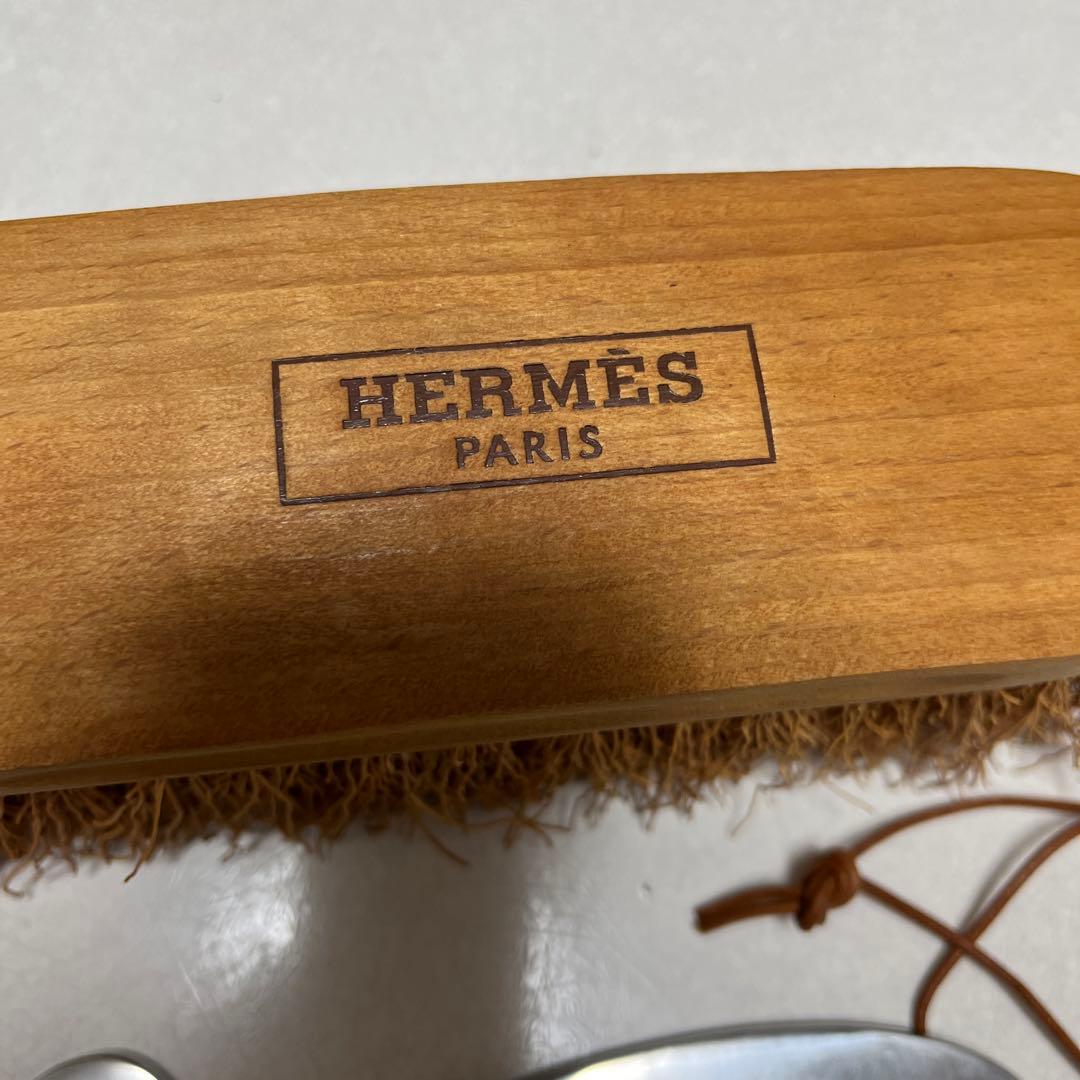 【エルメス】ホースブラシ　馬鉄掃除用具　セット