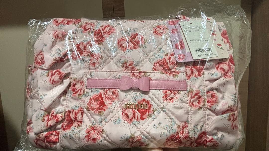 新品未開封 メゾピアノ キャスキッドソン コラボ マザーズバッグ ピンク ローズ