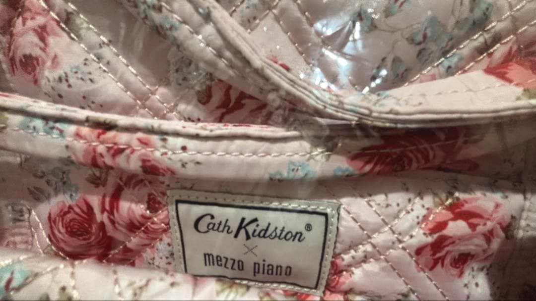 新品未開封 メゾピアノ キャスキッドソン コラボ マザーズバッグ ピンク ローズ