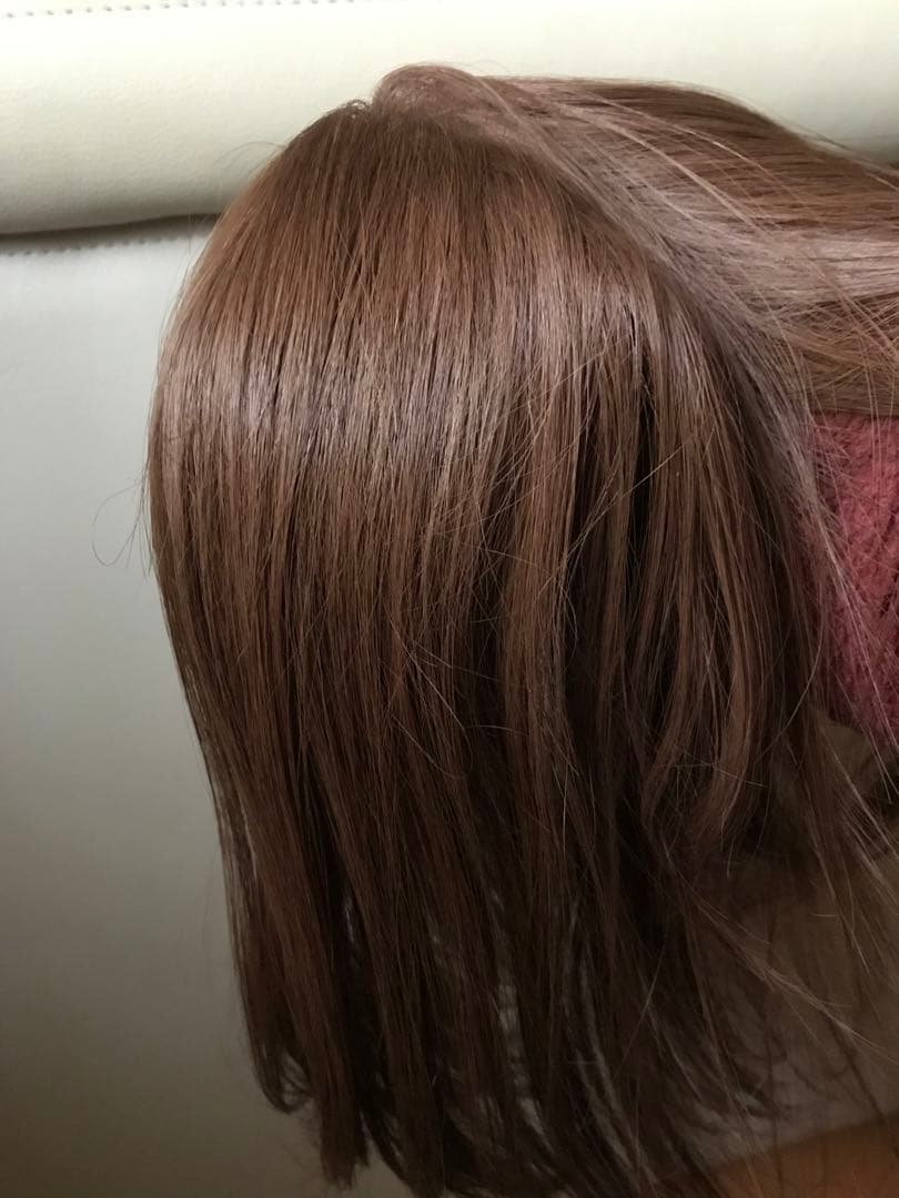 百合子　ひよピース 部分かつら ウィッグ つけ毛 増毛 頭頂部 ライトブラウン