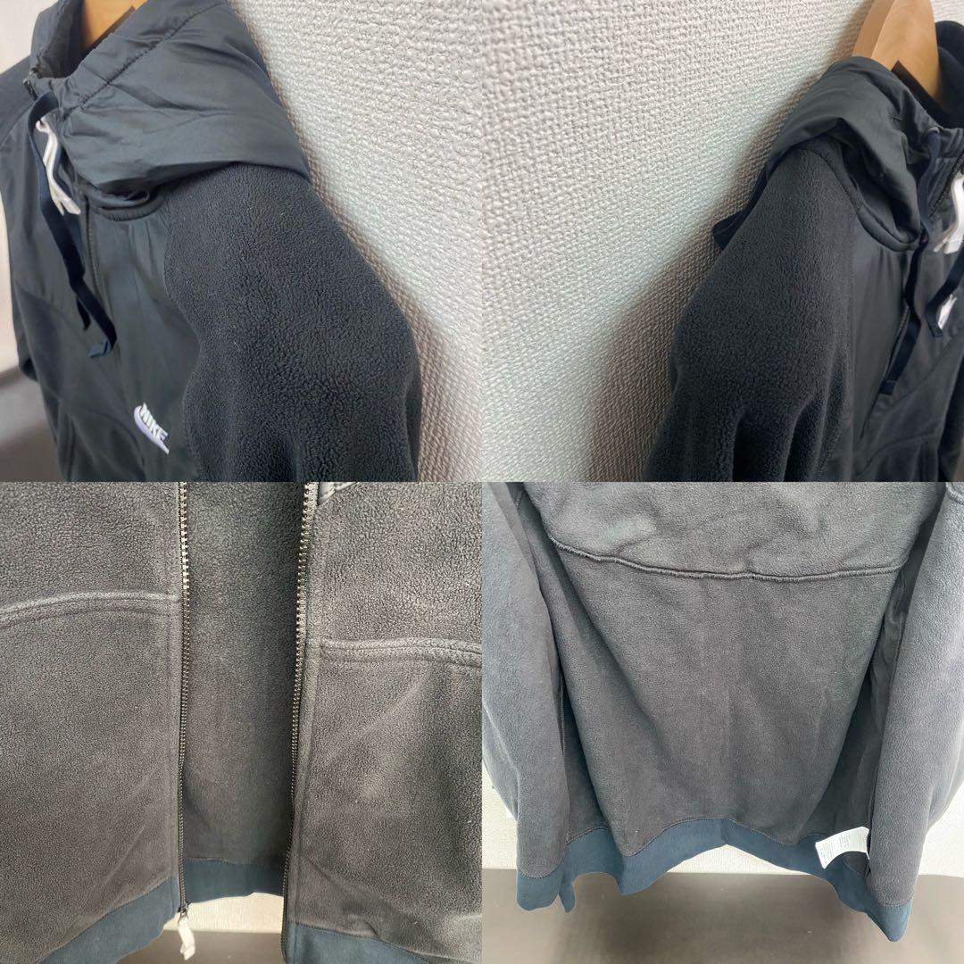 【美品】NIKE フリースセットアップ XXL ブラック