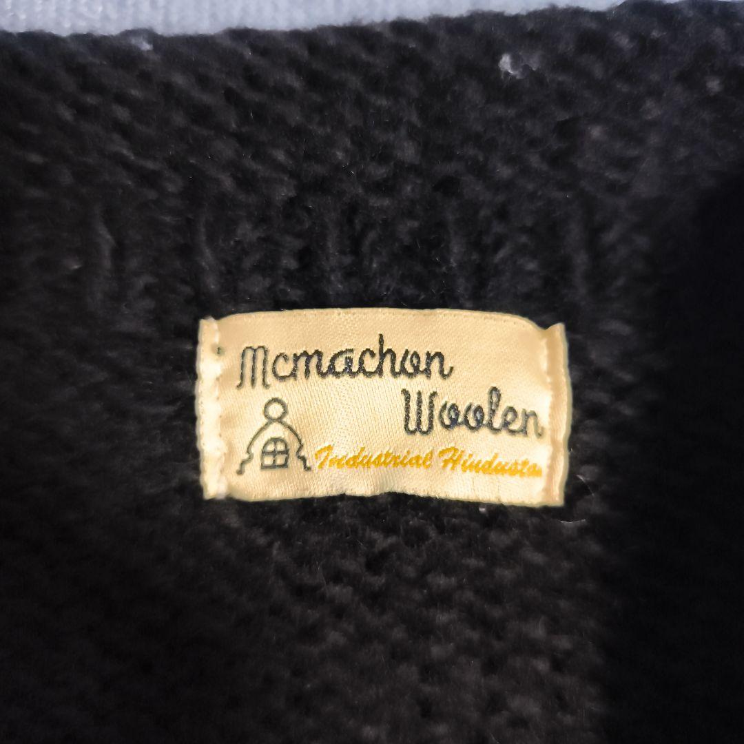 【美品】 マクマホンニッティングミルズ ロールニット 花柄