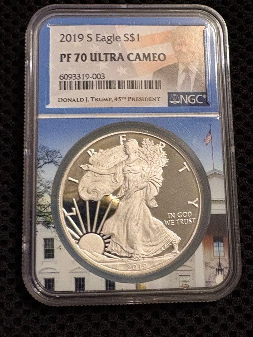 45代大統領Donald J. Trump 特別ラベル2019年　鏡面仕上げ